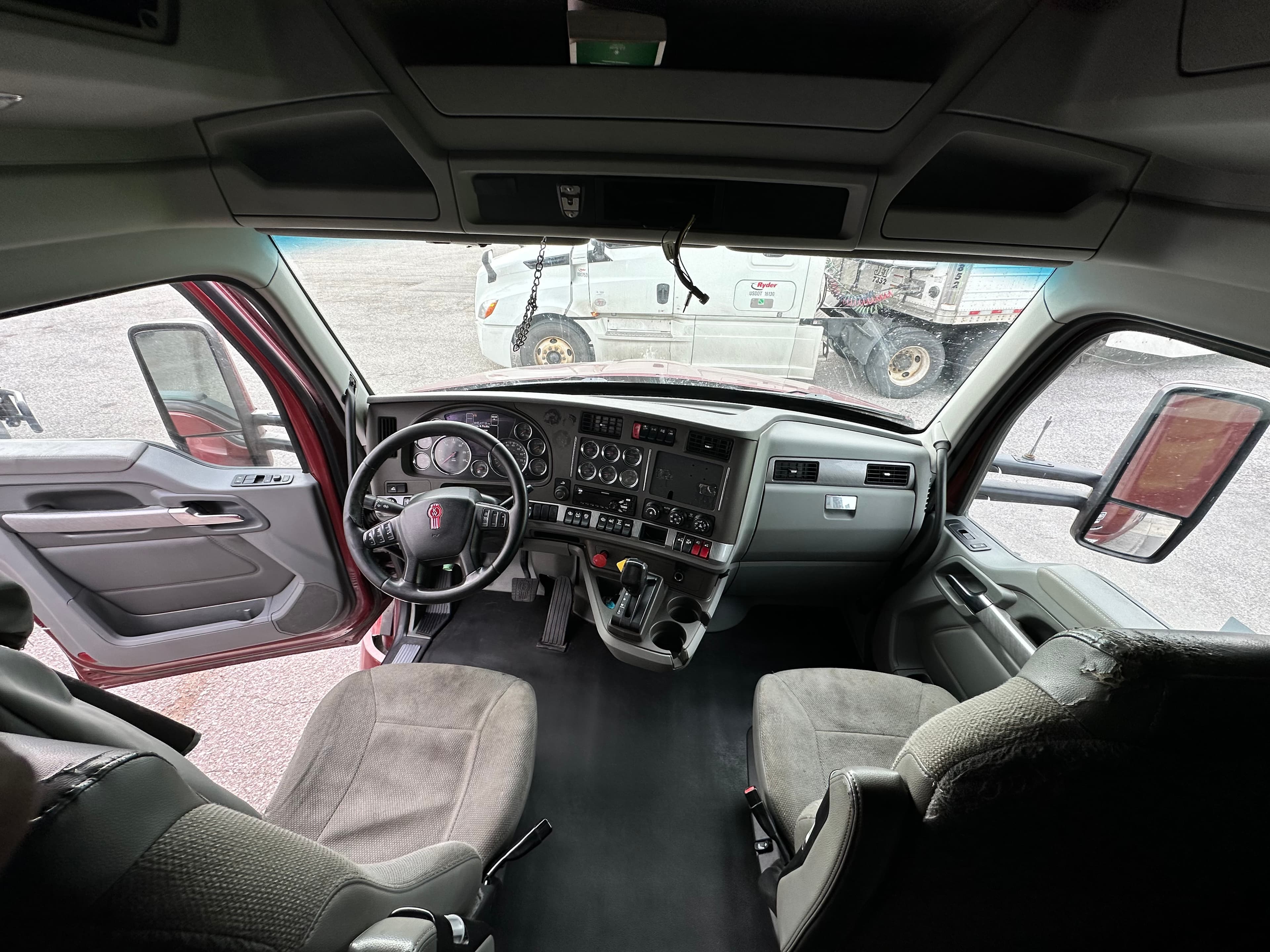 Kenworth cab interior — diagnostic-capable on the major engine families